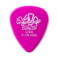 Dunlop Delrin 500 41P114 12Pack медиаторы, толщина 1.14 мм, 12 шт.