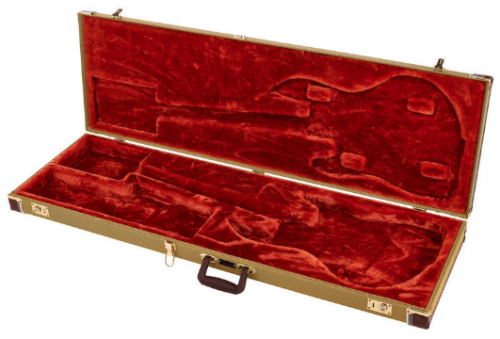 FENDER Pro Series Precision Bass/Jazz Bass Case Tweed with Orange Plush Interior Кейс для бас-гитары фото 4