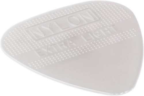 DUNLOP HERCO HEV-209 VINTAGE '66 XLT WHT Nylon медиатор серия Винтаж тонкий белый фото 2