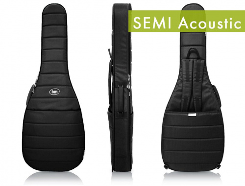 Bag&Music SEMI accoustic PRO BM1068 чехол для полуакустической гитары, цвет черный