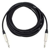 Cordial CXI 1,5 PP инструментальный кабель моно-джек 6,3 мм/моно-джек 6,3 мм, разъемы Neutrik, 1,5 м, черный