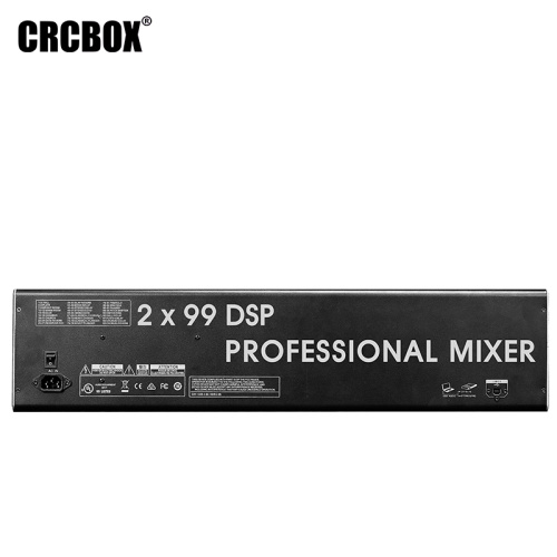 CRCBOX XA-12 PRO Аналоговый микшер, 4 микр. входа, 8 стерео входов, 4 группы, 4 шины, 2 FX фото 2