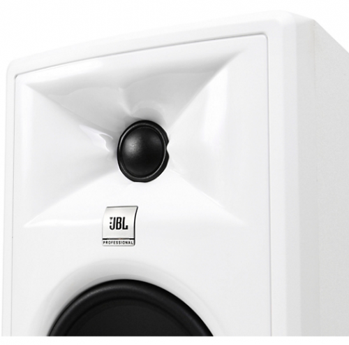 JBL 305P MKII (White) Цвет белый, активный студийный монитор 5" с магнитным экраном, 43 Гц-24 кГц, 41 Вт НЧ + 41 Вт ВЧ RMS, балансный XLR/jack. фото 7