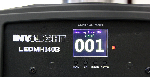 Involight LED MH140B LED вращающаяся голова, белый светодиод 140 Вт, узкий луч, DMX-512 фото 3