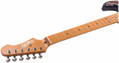 JET JS-400 BK электрогитара, Stratocaster, корпус липа, 22 лада, HSS, tremolo, цвет BK фото 6
