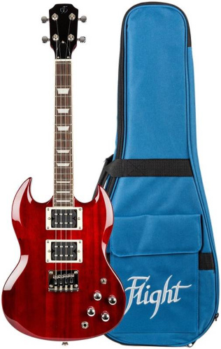 FLIGHT Pioneer Tenor CR электроукулеле, SG, тенор, чехол