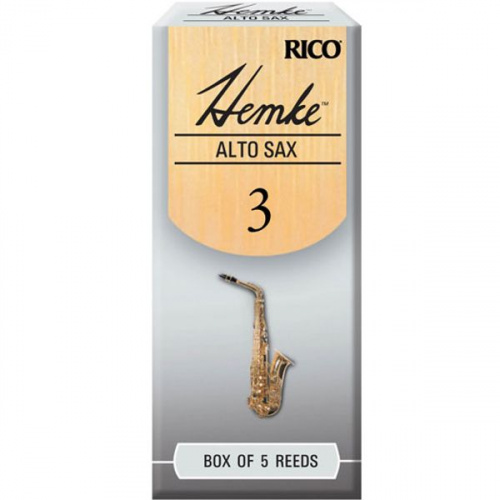 Rico RHKP5ASX305 трости для альт-саксофона, Frederick L.Hemke (3+), 5шт.в пачке
