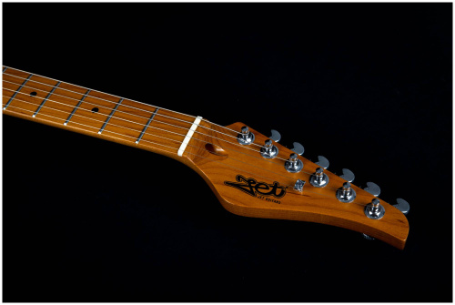 JET JT-450 QTPK электрогитара, Telecaster, корпус липа, топ тигровый клен, цвет PK фото 11