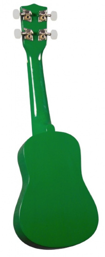 DIAMOND HEAD DU-105 GN укулеле сопрано, клен, гриф клен, чехол в комплекте, зеленая фото 2