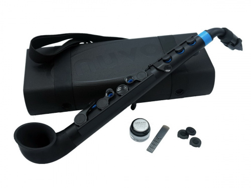 NUVO jSax (Black/Blue) саксофон материал АБС пластик цвет чёрный/голубой