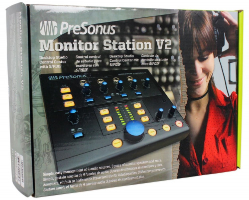 PreSonus Monitor Station V2 настольный контроллер управления мониторами, встроенный Talkback фото 18