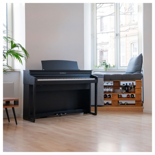 Kawai CA401 B цифровое пианино с банкеткой, 88 клавиш, механика GFC, 192 полифония, 19 тембров фото 14