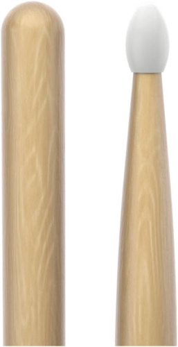 PROMARK TX5AN HICKORY 5A Nylon Tip барабанные палочки, орех, овальный нейлоновый наконечник фото 4