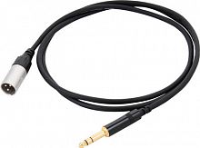 Cordial CFM 1,5 MV инструментальный кабель XLR male/джек стерео 6,3 мм, 1,5 м, черный
