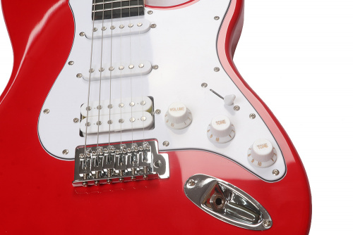 Bosstone SG-04 RD+Bag Гитара электрическая, 6 струн цвет красный фото 3