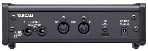Tascam US-2x2HR USB аудио/MIDI интерфейс (2 входа, 2 выхода) Ultra-HDDA mic-preamp 24bit/192kHz фото 3