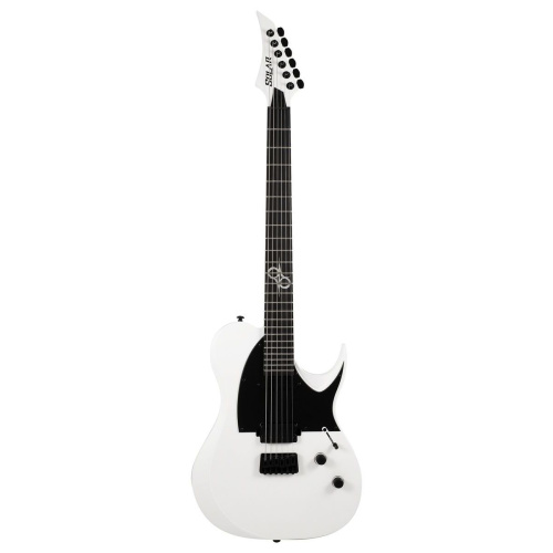Solar Guitars T2.6W электрогитара, HH, fixed bridge, цвет белый матовый