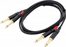 Cordial CFU 1,5 PP кабель моно-джек 6,3 мм M/моно-джек 6,3 мм M, 1,5 м, черный
