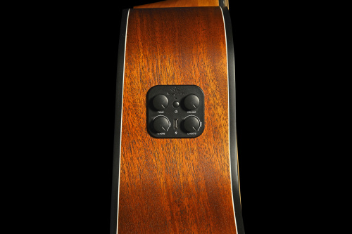 KEPMA EDCE K10 Black Matt трансакустическая гитара, цвет черный, в комплекте 3м кабель фото 8