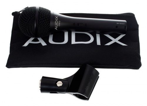Audix OM2S Вокальный динамический микрофон с кнопкой отключения, гиперкардиоида фото 5