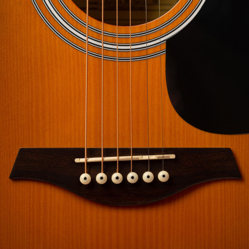 ROCKDALE Aurora D6 SB Satin акустическая гитара, дредноут, цвет санберст, сатиновое покрытие фото 4