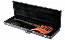 Rockcase RC10605B/4 стандартный кейс для бас гитары, деревянная основа, черный tolex