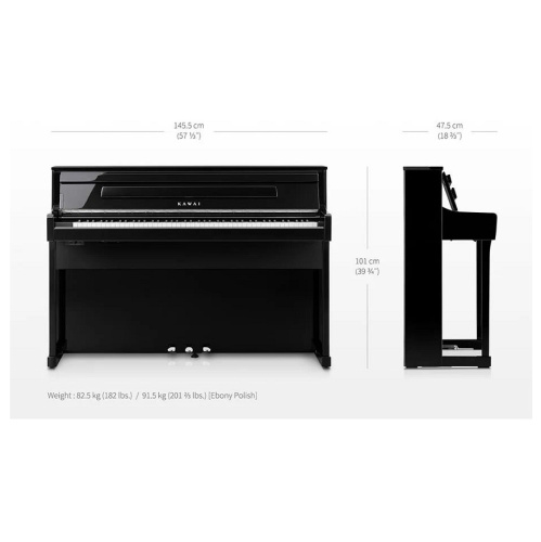 Kawai CA901 EP цифровое пианино с банкеткой, 88 клавиш, механика GFIII, 256 полифония, 96 тембров фото 14