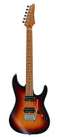 IBANEZ AZ2402-TFF PRESTIGE электрогитара, цвет санбёрст, материал корпуса ольха, накладка грифа -