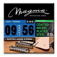 Magma Strings GE210ED Струны для 7-струнной электрогитары 9-56, Серия: Nickel Plated Steel, Калибр: 9-11-16-26-36-46-56, Обмотка: круглая, никелирован
