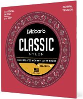 D'Addario EJ27N 3/4 струны для классической гитары 3/4, серебро (Silver), Normal Tension