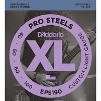 D'Addario EPS190 струны для бас-гит, Long, 40-100