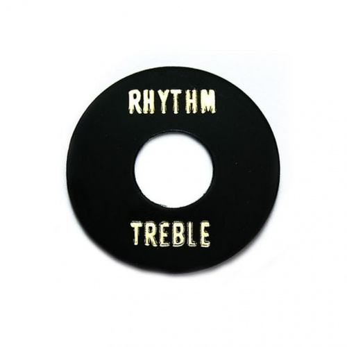 Hosco H-LP-SW-B накладка "Rhythm-Treble" под 3-позиционный переключатель, черная