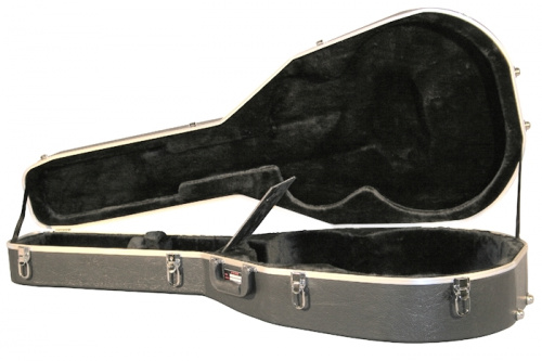 GATOR GC-JUMBO пластиковый кейс для гитар типа JUMBO, делюкс, черный, вес 5.53 кг фото 2