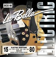 LA BELLA BGE-M Baritone Medium 15-80 струны для баритон-гитары