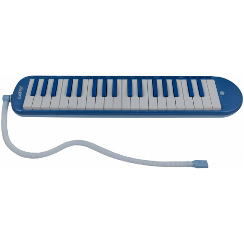 BEE BM-37SL BLUE мелодика духовая клавишная 37 клавиш, цвет голубой, мягкий чехол фото 4