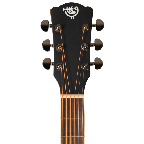 ROCKDALE Aurora D6 Satin BK акустическая гитара дредноут, цвет черный, сатиновое покрытие фото 7