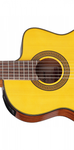 TAKAMINE G-SERIES CLASSICAL GC3CE-NAT классическая электроакустическая гитара, топ из массива ели, цвет натуральный, топ из массива ели, цвет натураль фото 2