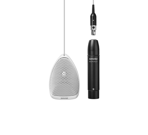 SHURE MX391W-A CМикрофон граничного слоя конденсаторный кардиоидный, 50-17000 Гц, 34 мВ Па, Max.SPL