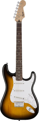 Squier (A) Stratocaster Pack, Laurel Fingerboard, Brown Sunburst, Gig Bag, 10G Комплект: электрогитара (санберст) + к фото 2