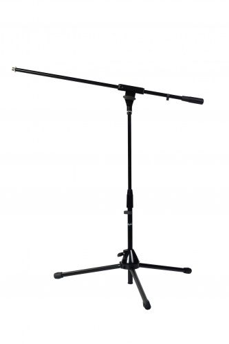 ROCKDALE AP-3607 низкая микрофонная стойка-журавль, высота 52-76 см, журавль 80 см, металл, чёрная фото 3