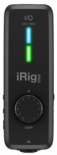 IK MULTIMEDIA iRig Pro I/O компактный аудио/midi интерфейс для iOS, Mac и PC