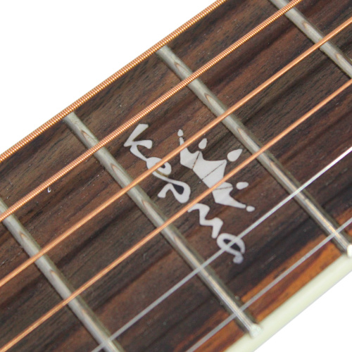KEPMA D1CE Black Matt электроакустическая гитара, цвет черный, в комплекте 3м кабель фото 3
