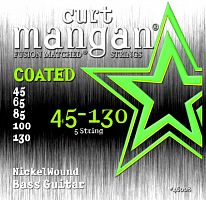 CURT MANGAN Nickelplated Bass Strings COATED 45-130 5 String струны для 5-струнной бас-гитары