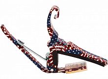 KYSER KG6F каподастр для акустической гитары, рисунок американский флаг
