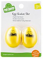 MEINL NINO540Y-2 шейкер-яйцо, пара, материал: пластик, цвет: желтый