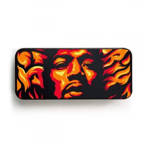 Dunlop Jimi Hendrix Voodoo Fire JHPT14H Pick Tin сувенирный набор медиаторов в пенале, жесткие, 6шт фото 2