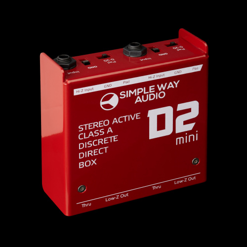 Simple way Audio D2mini Активный DI-Box, двухканальный фото 3