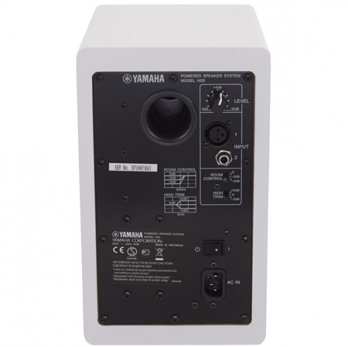Yamaha HS5W активный студийный монитор ближн. зоны 70Вт 5 + 0,75 54Hz-30kHz(цвет-белый) фото 2