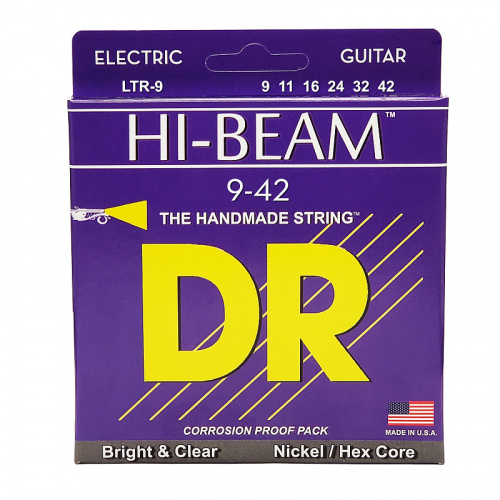 DR LTR-9 HI-BEAM струны для электрогитары 9 42