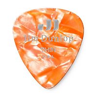 Dunlop Celluloid Orange Pearloid Thin 483P08TH 12Pack медиаторы, тонкие, 12 шт.